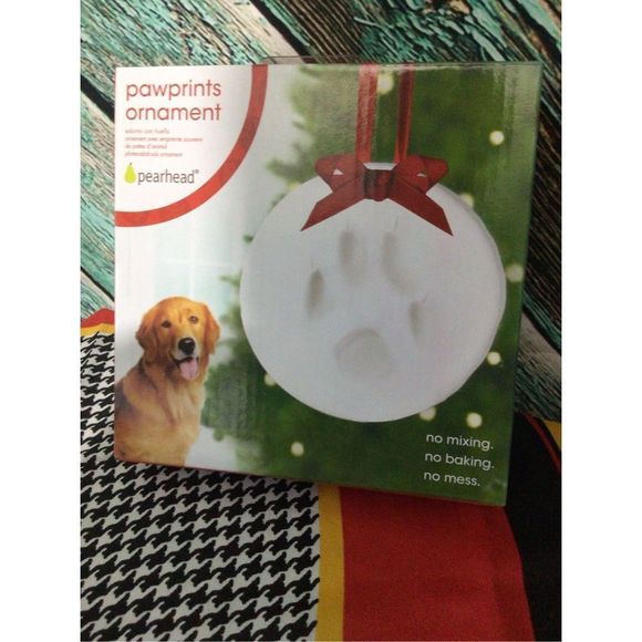 Paw Prints Ornament Kit Keepsake Pet Paw Print NO MIXING, BAKING, Or Mess!! NIB - Picture 4 of 10